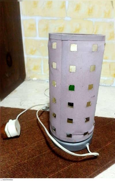 Decorative elegant Green shadow touch electric lamp