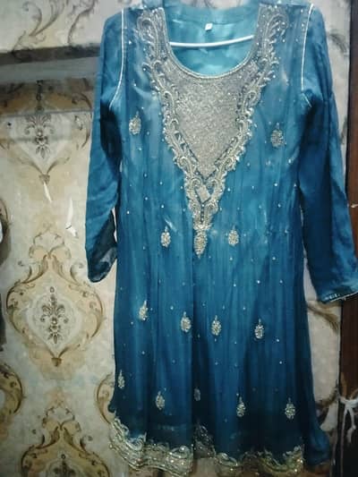 Sea green gharara,   for wedding and party wear. Highlight ur beauty.