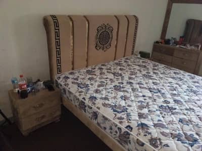 with mattress duraspring king size two side table and dressing table