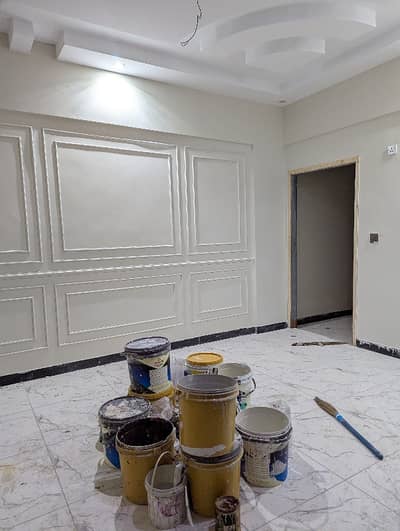 North Nazimabad block D 3 bed DD 3 attached Washrooms Near Aslam market Brand new unit