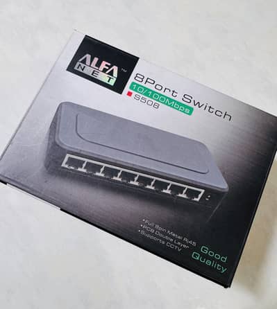 ALFA 8 Ports Switch Ethernet Networking