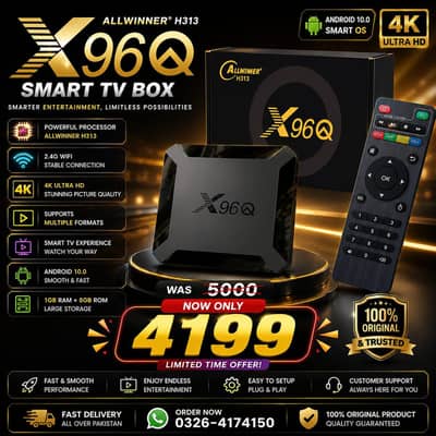 X96 Q/ LATEST ANDROID TV BOX