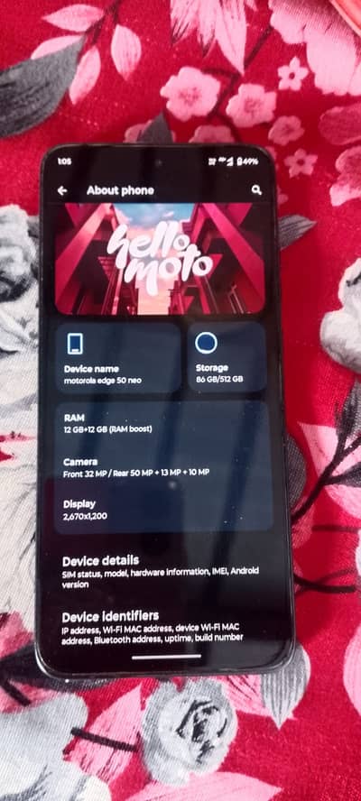 Moto edge 50 neo