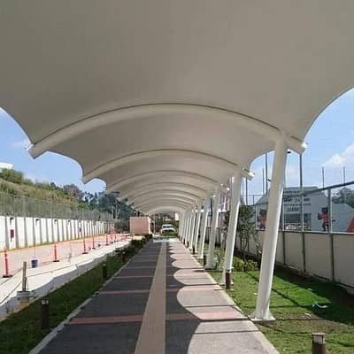 Car Porch Shade Lahore | Affordable Tensile Sheds