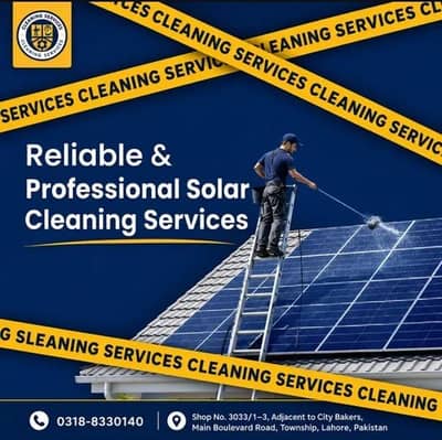 Solar Panel Cleaning (Residential & Commercial) / solar wash services