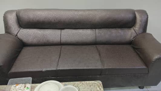 5 seater Leather sofa set