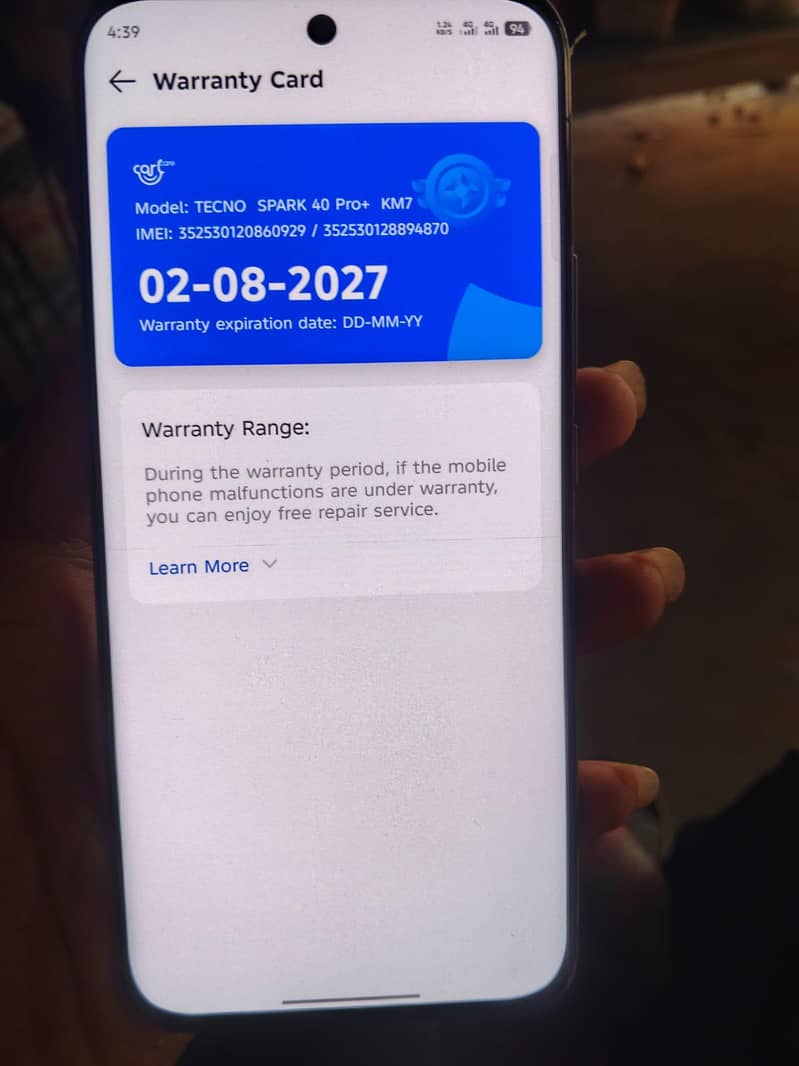 Tecno spark 40pro plus 3