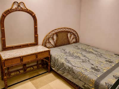 Queen size bed with dressing table(without mattress)