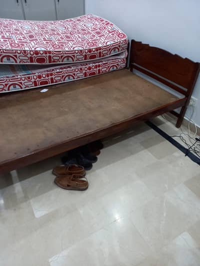 one single without mattress in good condition