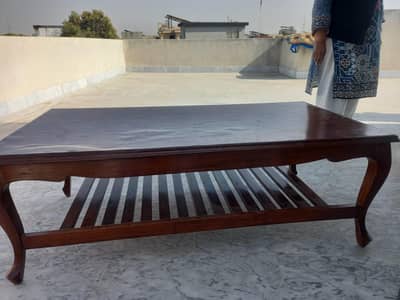 48x24 inch wooden table used in good condition