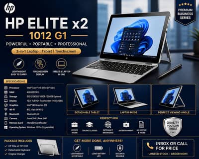 Hp elite x2 m3y30 6th generation book