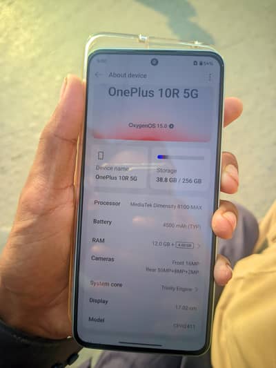 One Plus 10R 5G 12/256 10/10 no box no charger