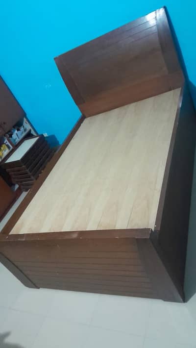 Bed with two sleeping space
