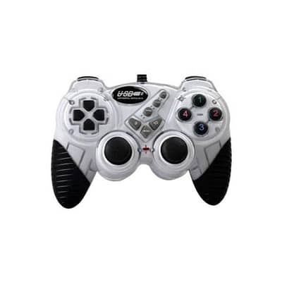 Double Shock USB Game Controller for PC & Laptop - Brand New