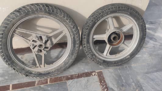 TVS Tyres  With rims