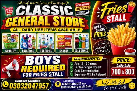 fries stall boys