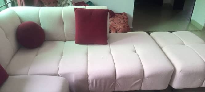 L shape  sofa very good condition  .