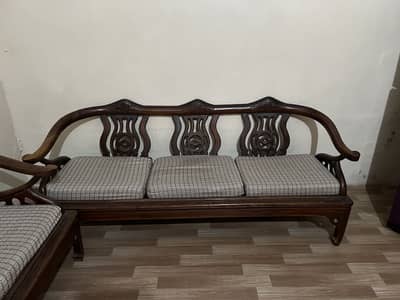 Wooden sofa