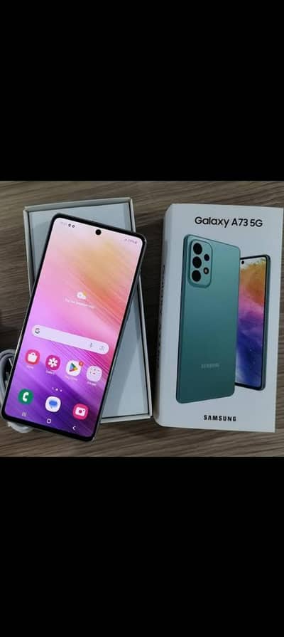 Samsung Mobile A73 5G Mint Condition Official PTA Approved