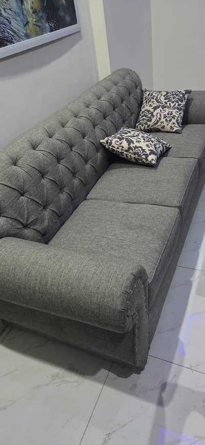 Sofa Set + Centre Table + Bed available for Sale in Nespak Canal Road