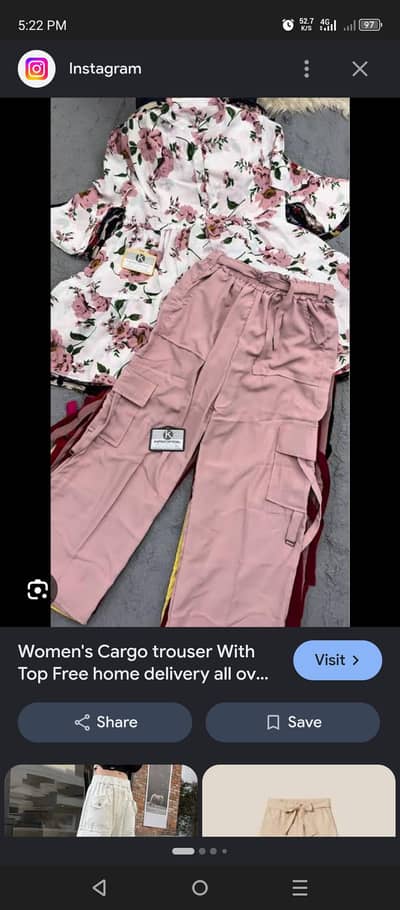 Ladies cargo trouser ki salae k liay train person ki zrurat ha