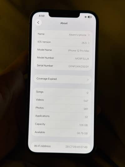 Apple iPhone 12 Pro Max