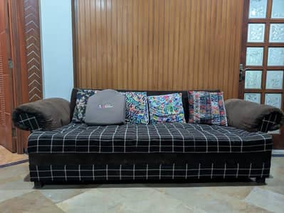6 Seater Sofa Set | Brown
