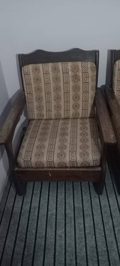 Wooden Sofa Set