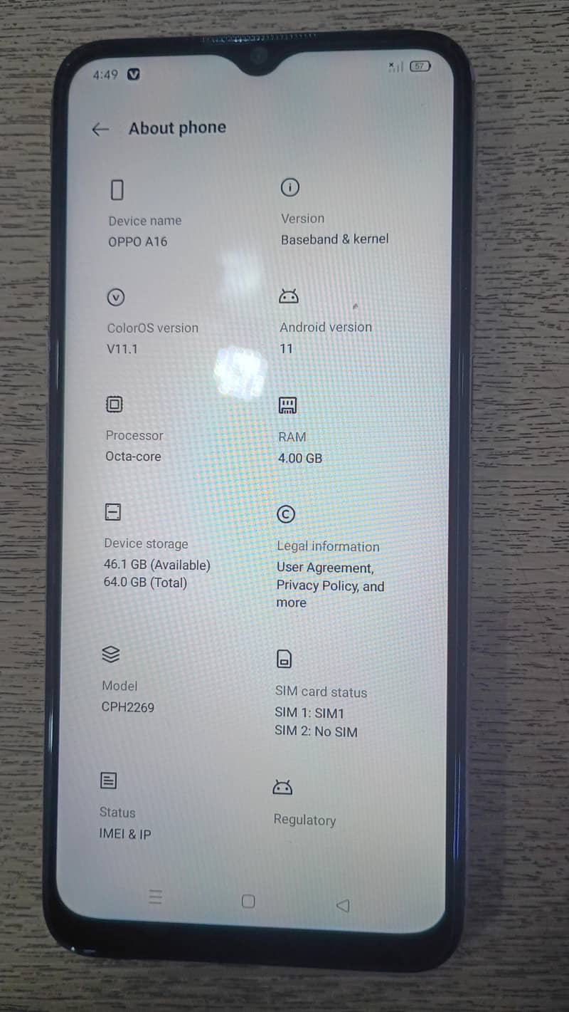 Oppo A16 4