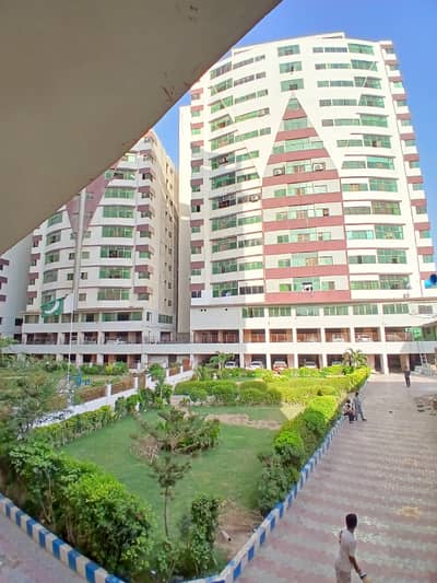2 Bed Drawing Dinning Flat for Sale in Sanober Twin Towers