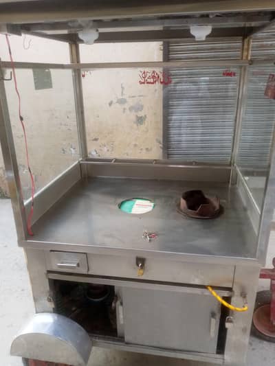 Food Stall / Fast Food Counter For Sale – moved with bike.