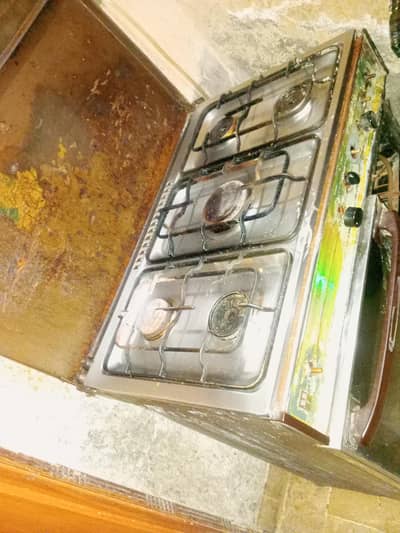 3 Burner Gas Stove / Chulha