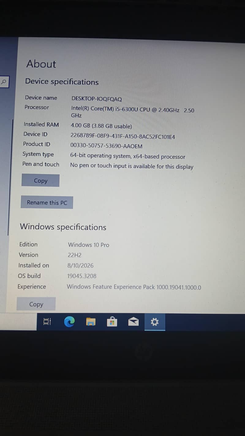 HP core i5 2