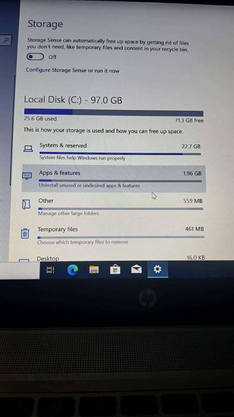 HP core i5 5