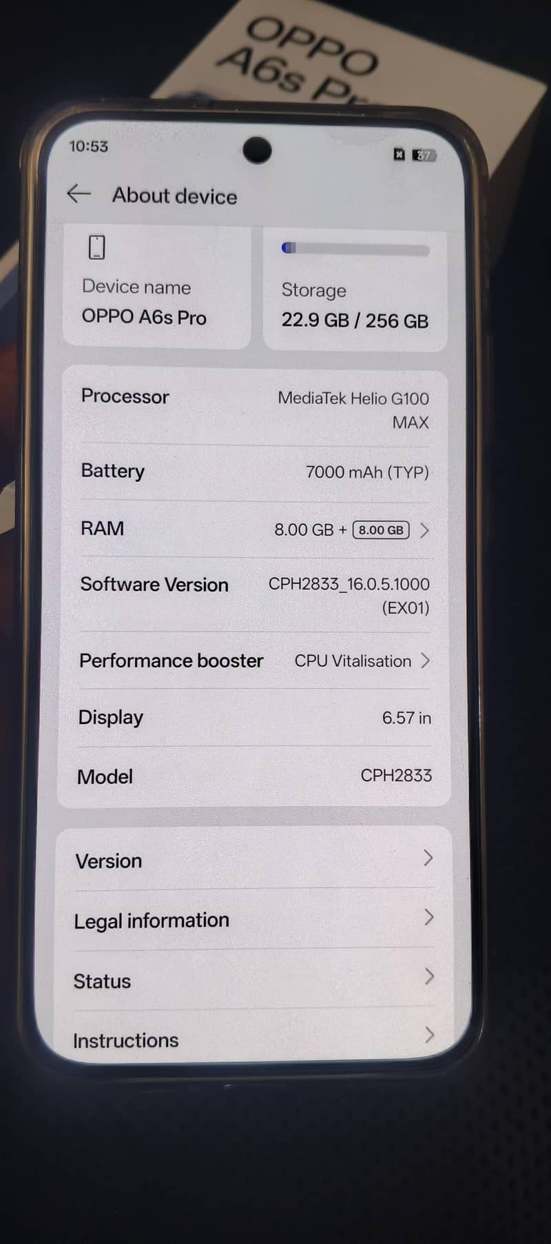 OPPO A6s pro 3