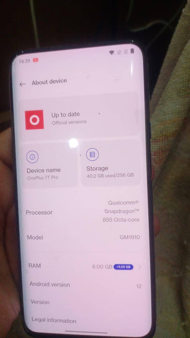One Plus 7T Pro 2