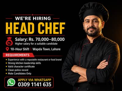 Chef Job | Restaurant Job | Jobs Wanted | Kitchen Job | Need Job