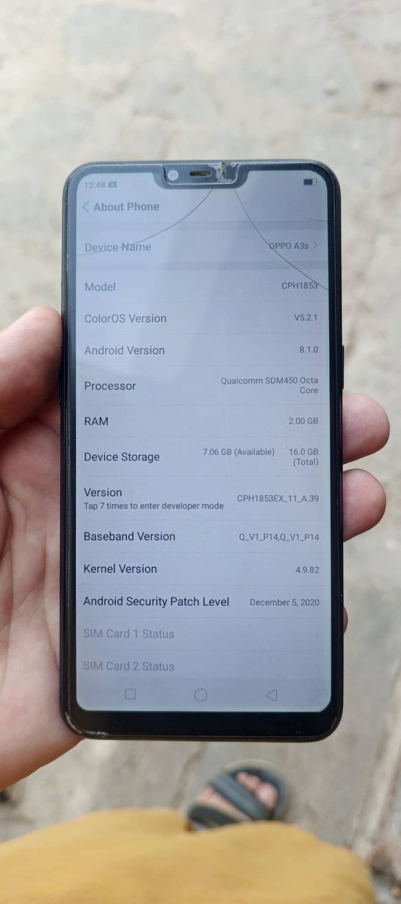 OPPO A3s 10