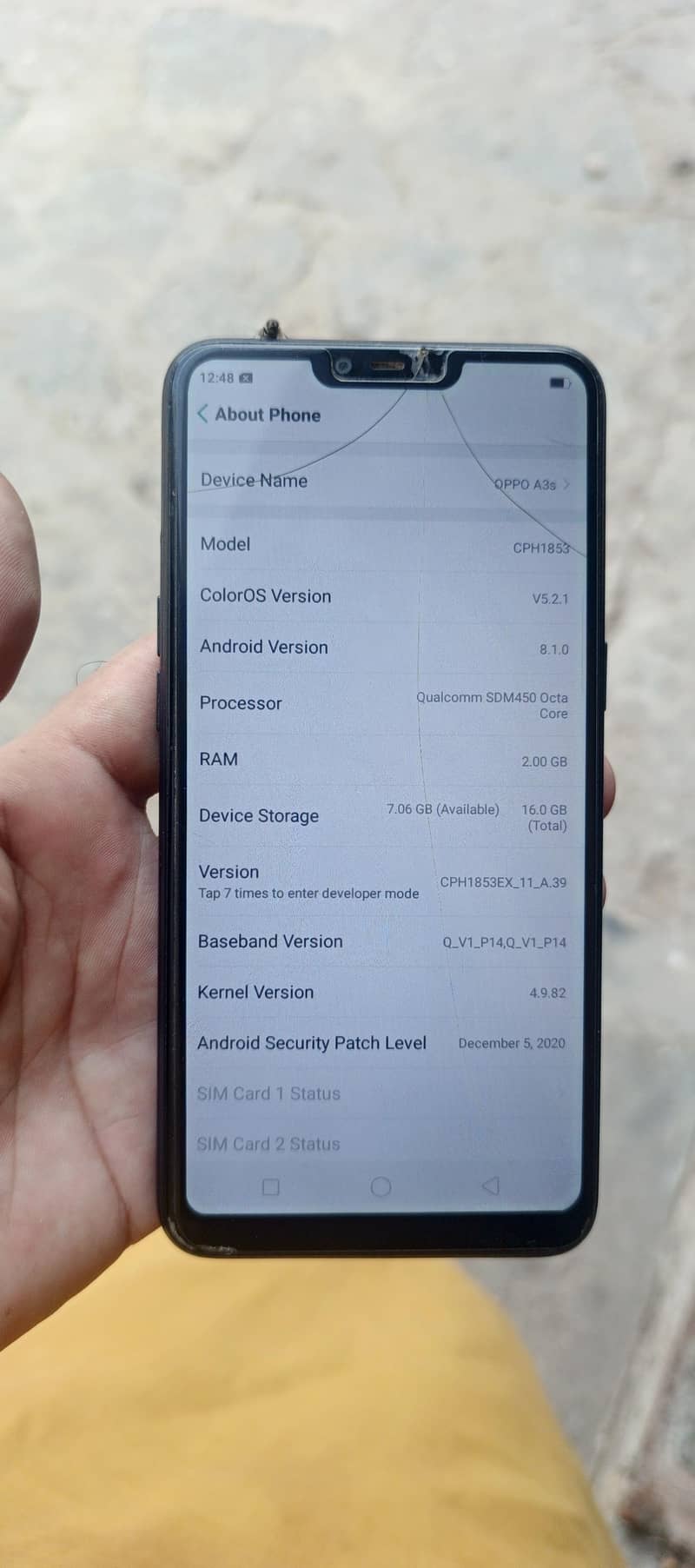 OPPO A3s 11