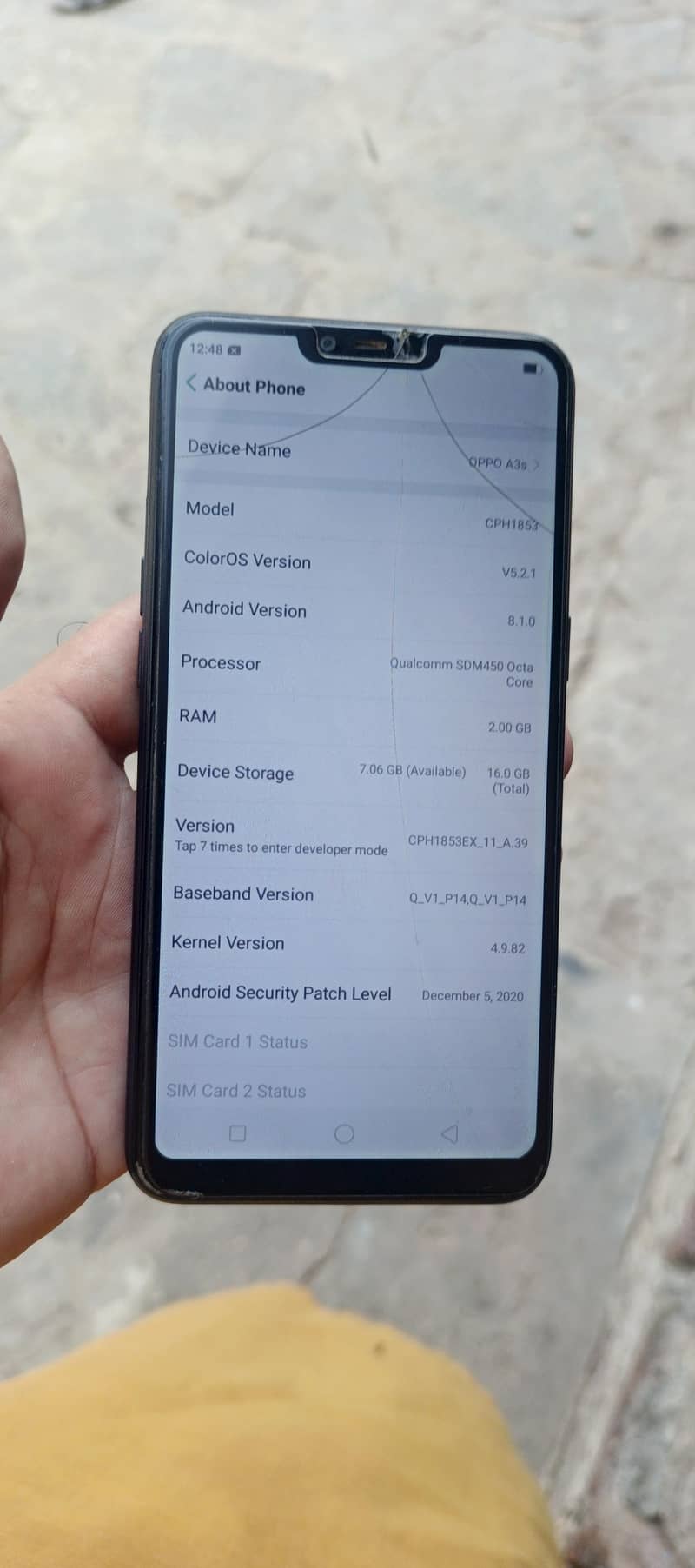 OPPO A3s 12