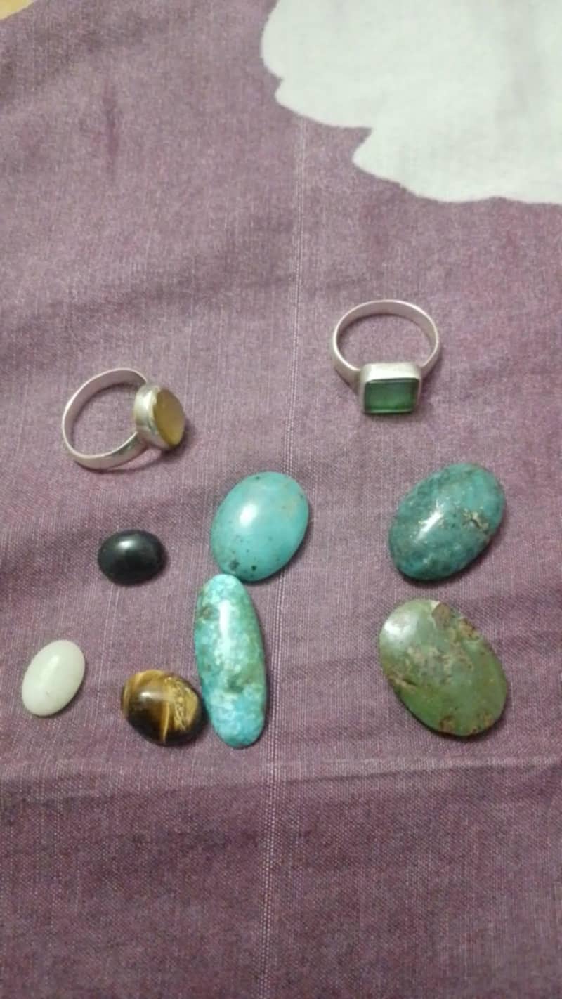 Original stone and ring 0