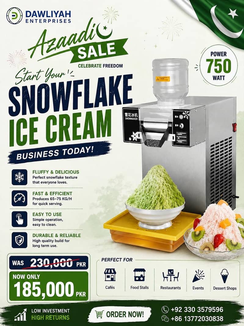 icecream Machine / SnowFlake Machine 4