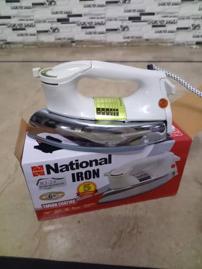 National RJ-24 De-Luxe Automatic Iron – Like New