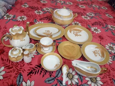 84 Pieces dinner set 8 person serving dishes