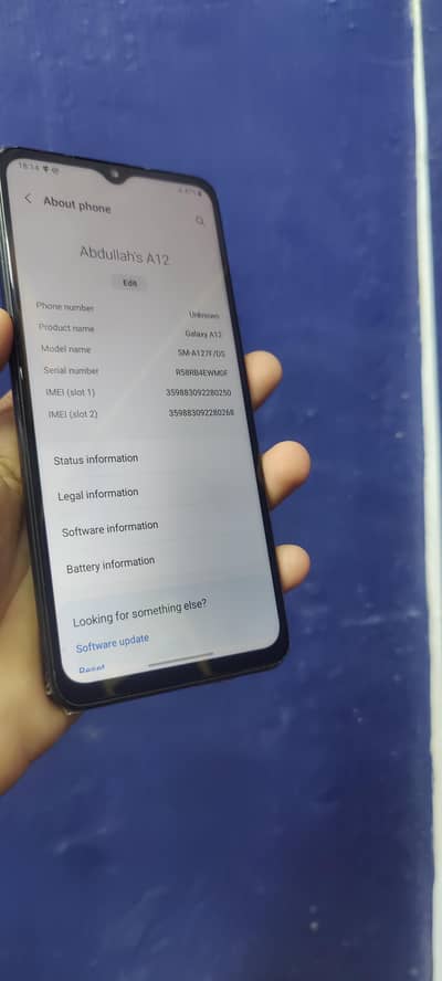 Samsung Mobile A12