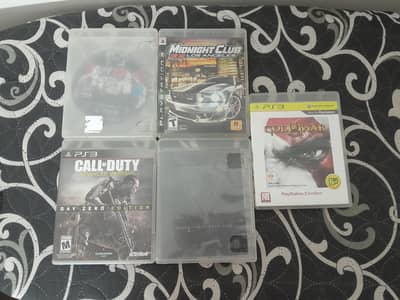 Original PS3 Games Collection - Complete with Manuals and Box