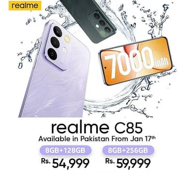 Realme C 85 8+16 Ram 256 Rom