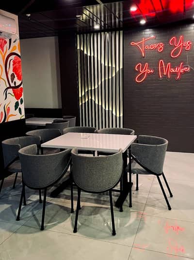 Chairs and Table for Restaurant and fastfood points dinning