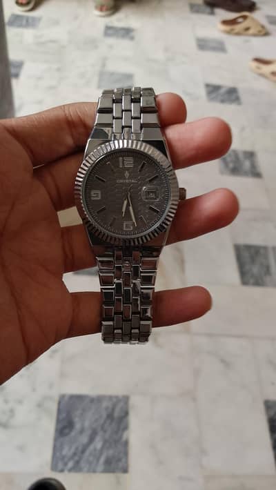 CRYSTAL WATCH | SILVER COLOR|