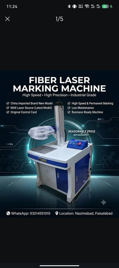 Fiber leaser marking machines